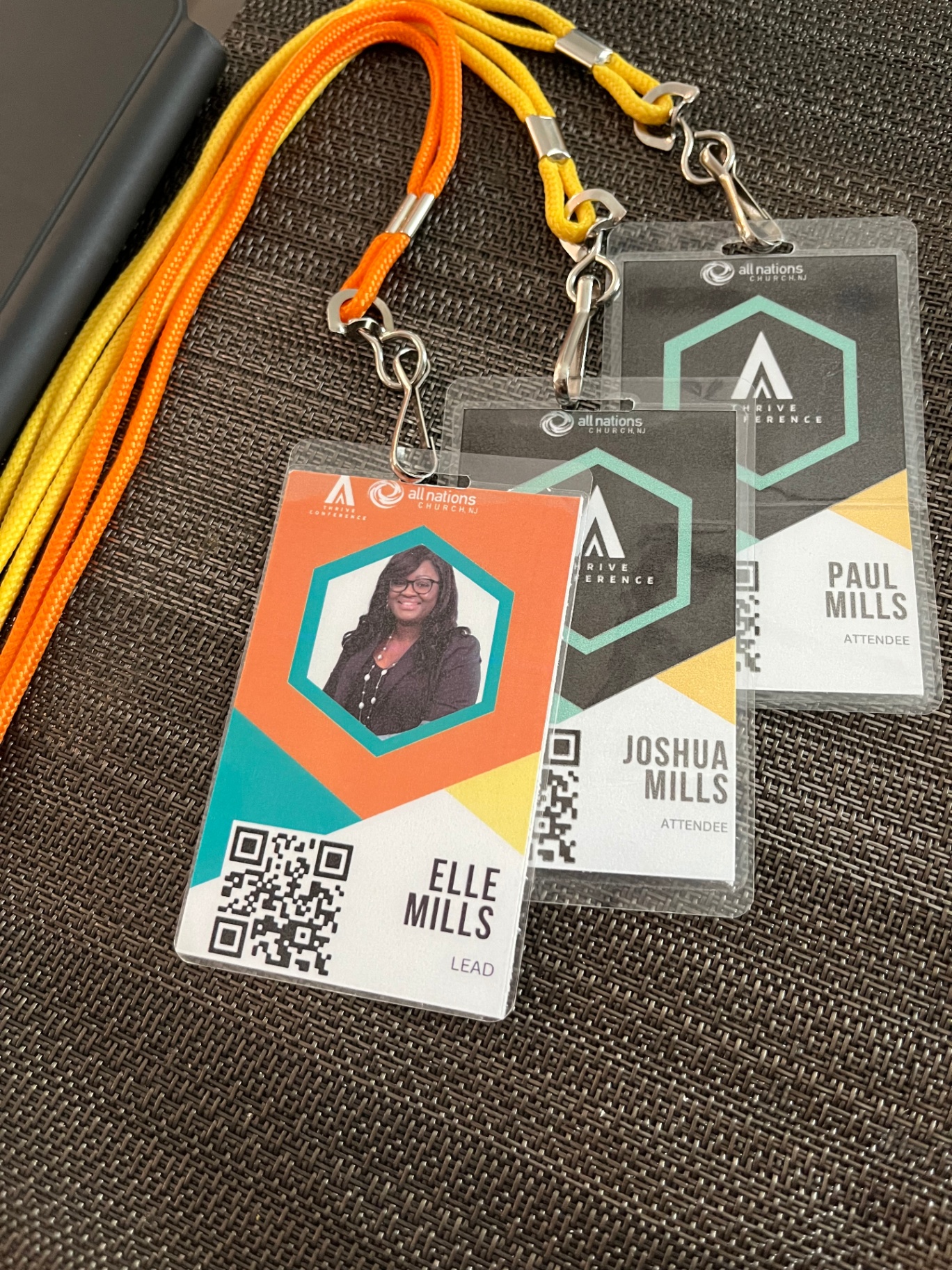 Thrive Conference speaker badges